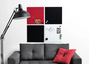 Skleněná magnetická tabule 60x40 cm – černá